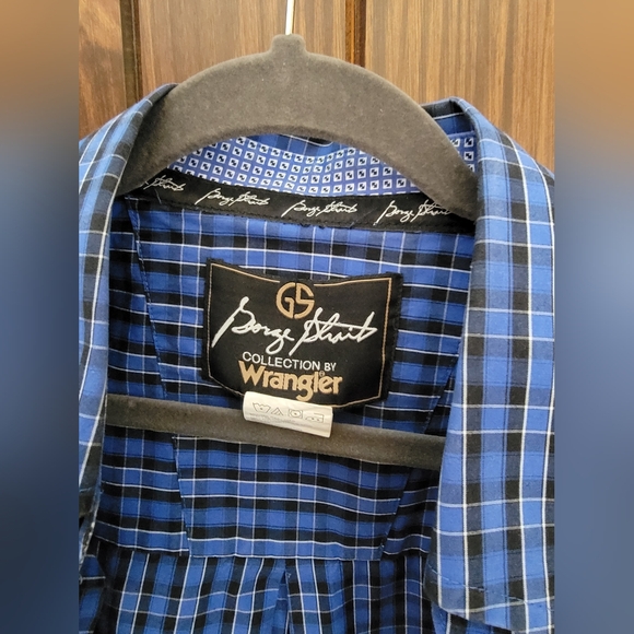 George Strait Wrangler Mens long-sleeved dress shirt - Picture 10 of 11